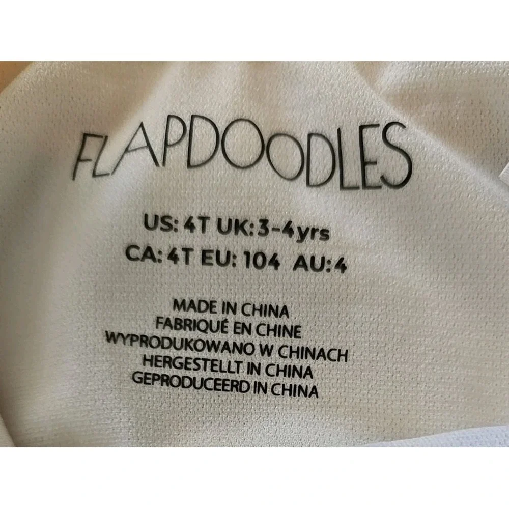 Flapdoodles Toddler One Piece‎ Bathing Suit Size 4T NWT